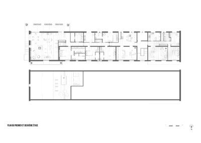 Plan architectural - Projet Kleber - MKRS Workshop Architecte Oise