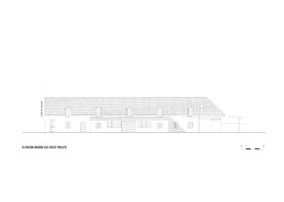 Plan d'extension et réhabilitation d’une écurie et d’une partie du logement à Maisons-Laffitte - MKRS Workshop Architecte Oise Senlis Chantilly