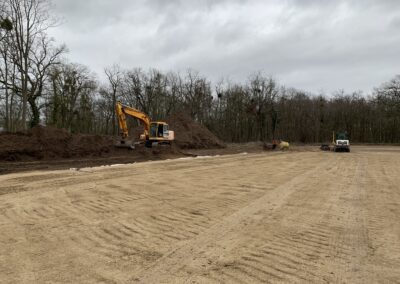 Image d'un chantier en cours - Centre international de récupération équin